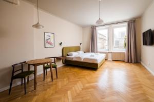 Fotografia z galérie ubytovania Plac Dąbrowskiego Deluxe Studios vo Varšave