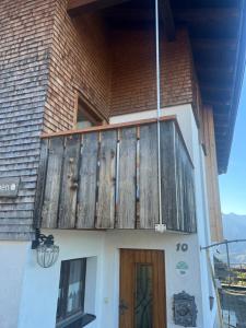 Balkón nebo terasa v ubytování Berghof Burtscher Niklas