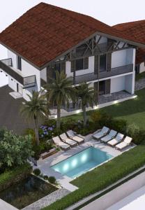 The swimming pool at or close to Villa Ladurner