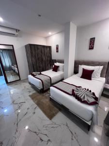 Katil atau katil-katil dalam bilik di Decan County