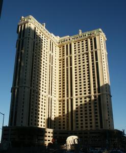 a large building with a lot of windows at Suites at Marriott's Grand Chateau Las Vegas-No Resort Fee in Las Vegas