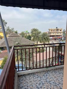 Balkon oz. terasa v nastanitvi Sauraha Guest House