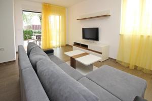 TV a/nebo společenská místnost v ubytování Apartments Smojver Stipe