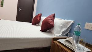 Postel nebo postele na pokoji v ubytování Pondy Pleasant Stay