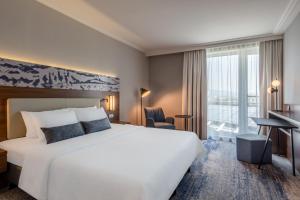 Voodi või voodid majutusasutuse Courtyard by Marriott Linz toas