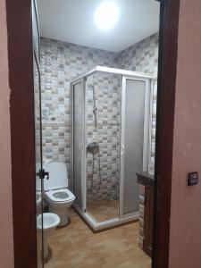 Koupelna v ubytování Apartament Ines