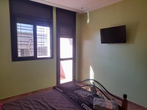 TV a/nebo společenská místnost v ubytování Apartament Ines