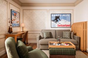 Predel za sedenje v nastanitvi Hotel Flüela Davos - The Unbound Collection by Hyatt