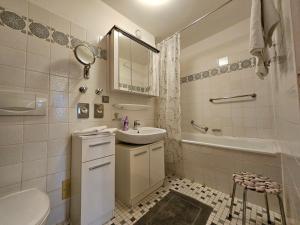 Ένα μπάνιο στο Ferienwohnung Große Bergluft Hahnenklee