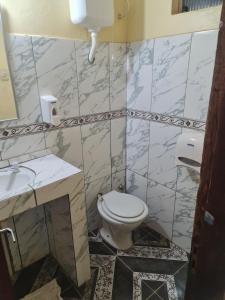 Koupelna v ubytování La casa de Aldo y Paty