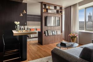 Küche/Küchenzeile in der Unterkunft Anantara Grand Hotel Krasnapolsky Amsterdam