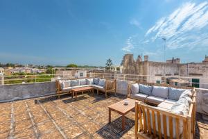 A seating area at Palazzo San Giovanni