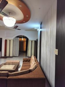 Posezení v ubytování Shree Nanda Guest House