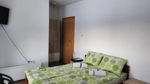 Postel nebo postele na pokoji v ubytování Kuća sa lepim pogledom - porodica Čolović