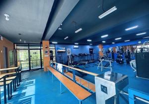 Fitness centrum a/nebo fitness zařízení v ubytování Shiloh Suites at Saekyung 956