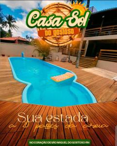 Πισίνα στο ή κοντά στο Casa Sol do Gostoso