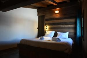 Posteľ alebo postele v izbe v ubytovaní Chalet Montana