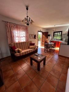 Posezení v ubytování Casa Pedro