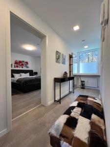 Postel nebo postele na pokoji v ubytování TrauDi