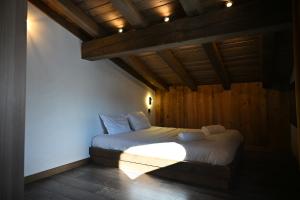 Posteľ alebo postele v izbe v ubytovaní Chalet Montana