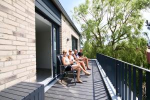 Balkón nebo terasa v ubytování Kapitänshaus 5