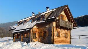 Feriendorf Lassing during the winter