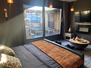 Voodi või voodid majutusasutuse Escape to Unwind toas