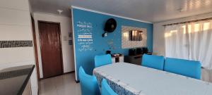 Posezení v ubytování Cantinho do aconchego