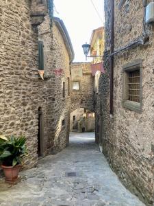 an alley in an old stone building at La Casa del Voltone in Pontremoli +21 photos