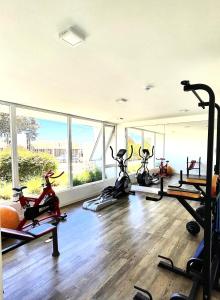 Pusat kecergasan dan/atau kemudahan kecergasan di Monkey Guest Apartment
