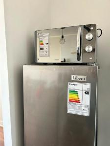 Dapur atau dapur kecil di Monkey Guest Apartment