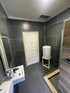 Koupelna v ubytování Hostal Valle Norte