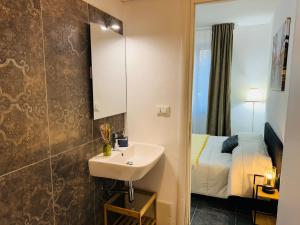 Postel nebo postele na pokoji v ubytování B&B Porta Aperta