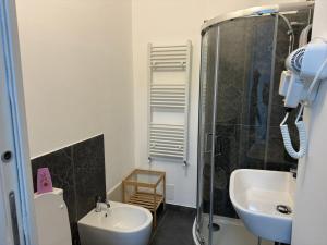 Koupelna v ubytování B&B Porta Aperta