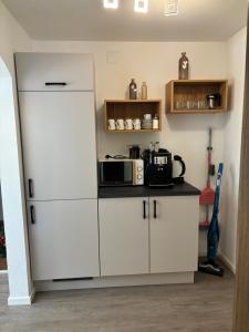 Köök või kööginurk majutusasutuses Appartement Wanneck