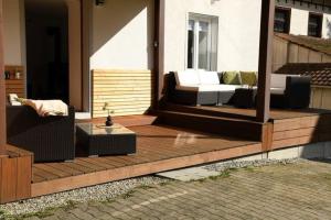 Posezení v ubytování Ferienwohnung Alber