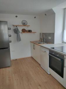 Kuchyň nebo kuchyňský kout v ubytování Ferienwohnung Alber