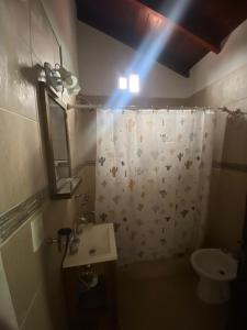 Koupelna v ubytování Lodelucy