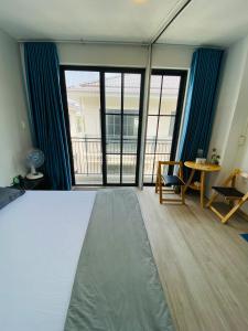 Postel nebo postele na pokoji v ubytování Thong Dong Homestay