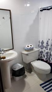 Koupelna v ubytování Cabaña Zapallar interior