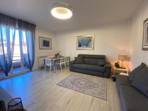 Posezení v ubytování APPARTAMENTO BLU - Relax and Comfort 20 minutes from Florence