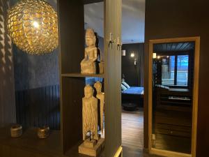Voodi või voodid majutusasutuse Escape to Unwind toas