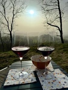 Bevande di Wonderful Tiny house Hootka with fabulous view near Semily