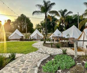 Zahrada ubytování Taanah Glamping