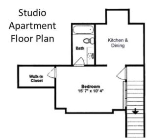 Studio- Steps from Stanford & Close to Everything!平面图