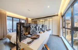 Xiyou Hotel Xi'an City Wall Branch禧又HOTEL的休息区