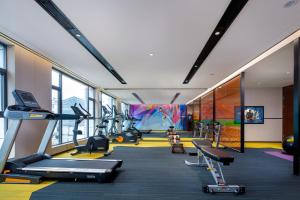 Fitness centrum a/nebo fitness zařízení v ubytování Hampton by Hilton Zhangjiajie Tianmen Mountain