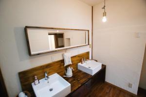 Koupelna v ubytování Guesthouse LOOP