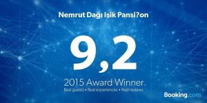 Nemrut Dağı Işik Pansi̇on tanúsítványa, márkajelzése vagy díja