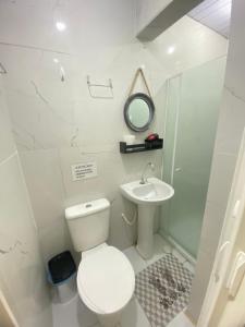 Koupelna v ubytování Casa Silveira Noronha